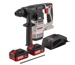 Перфоратор аккумуляторный CROWN CT28001HX-4 BMC 20В 2х4,0Ач, фотография