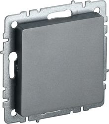 Заглушка IEK BRITE сталь, фотография