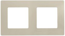 Рамка 2 поста Legrand Etika 672512 слоновая кость, картинка