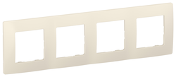 Рамка 4 поста Legrand Etika слоновая кость, картинка