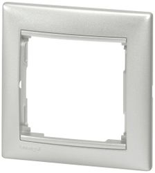 Рамка 1 пост Legrand Valena алюминий, картинка