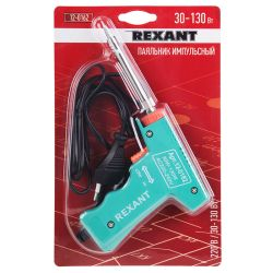 Паяльник-пистолет импульсный REXANT 130 Вт, крупный план