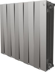 Радиатор биметаллический Royal Thermo PianoForte 500 10 секций серебристый, изображение