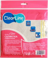 Салфетка универсальная CLEAR LINE UNI микрофибра 30х30 см, изображение