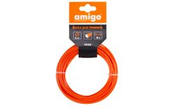 Леска для триммера AMIGO звезда 2мм 15м, изображение