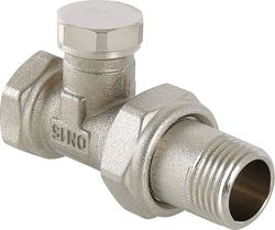 Клапан настроечный прямой латунь VALTEC 3/4", фотография