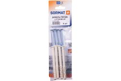 Дюбель-гвоздь SORMAT LYT 8/100 LK SP нейлон 4 шт, детальное фото