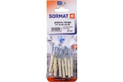 Дюбель-гвоздь SORMAT LYT 6/40 UK KP нейлон 10 шт, фотография