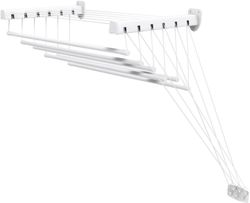Сушилка для белья стальная JOY Home 162х10 см, белый, вид