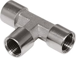 Тройник для компрессора ELITECH 0704.026300 T-1/4"МММ, изображение