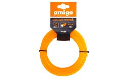 Леска для триммера AMIGO квадрат 3мм 15м, изображение