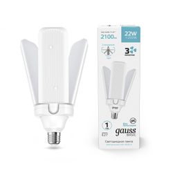 Лампа GAUSS Basic 22W 2100lm 4000K E27 Клевер-3 LED 1/20, детальное фото