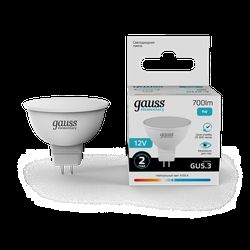 Лампа Gauss Elementary MR16 12V 9W 700lm 4100K GU5.3 LED, фотография