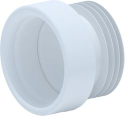 Отвод для унитаза АНИ пласт W0210 110 мм, крупный план