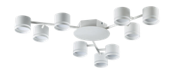 8235/9C COMFI Люстра потолочная LED GX53 9*10W 220V GARETA, фото