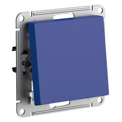 Переключатель 1-клавишный Systeme Electric Atlas Design 1712730 аквамарин, крупный план