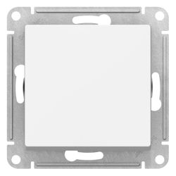 Переключатель 1-клавишный Schneider Electric Atlas Design ATN440161 белый, фото