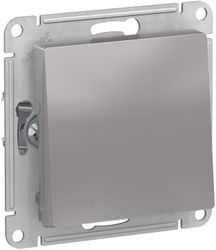 Переключатель 1-клавишный Schneider Electric Atlas Design ATN000361 алюминий, картинка