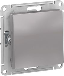 Переключатель 1-клавишный Schneider Electric Atlas Design ATN000371 алюминий, фото