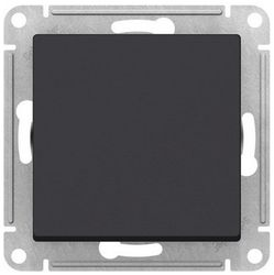 Переключатель 1-клавишный Schneider Electric Atlas Design ATN001071 карбон, вид