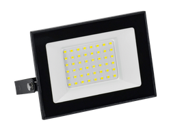 Прожектор IEK 6500к 50вт IP65 черный 90x14, фотография