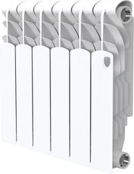Радиатор биметаллический Royal Thermo Revolution 350 6 секций белый, фото
