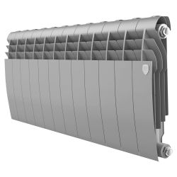 Радиатор Royal Thermo BiLiner 350 /Silver Satin 12 секций, изображение