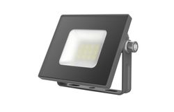 Прожектор Gauss BASIC 10W 820lm 6500K 200-240V IP65 графитовый LED, изображение