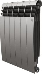 Радиатор биметаллический Royal Thermo BiLiner 500 6 секций серебристый, фотография