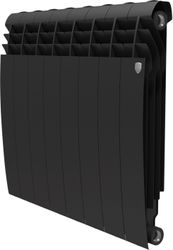 Радиатор биметаллический Royal Thermo BiLiner 500 8 секций черный, детальное фото
