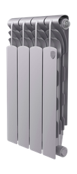 Радиатор Royal Thermo Revolution Bimetall 500 2.0/Silver Satin – 4 секц., изображение