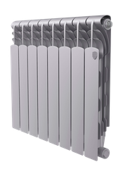 Радиатор Royal Thermo Revolution Bimetall 500 2.0/Silver Satin – 8 секц., детальное фото