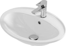 Раковина встраиваемая Cersanit Calla S-UM-CL/1-W 53,5 см, картинка
