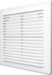 Решетка приточно-вытяжная ERA 2121Р пластик 208x208 мм белый, изображение