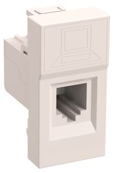 Розетка RJ-45 1 пост IEK Праймер белый, фотография