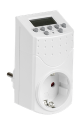 Розетка-таймер IEK electricic 1 мин 7 дн 140on/off 16а ip20, крупный план