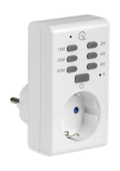 Розетка-таймер IEK electricic с индикатором 15 мин-6 ч 16а ip20, детальное фото