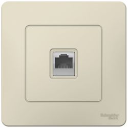 Розетка RJ-45 1 пост Schneider Electric BLANCA молочный, фото