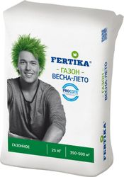 Удобрение комплексное FERTIKA Весна-Лето для газонов 25 кг, крупный план