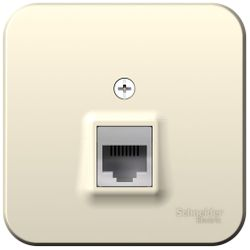 Розетка RJ-45 Schneider Electric BLANCA BLNIA045002 молочный, картинка
