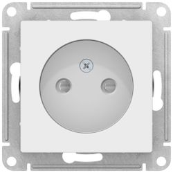 Розетка электрическая Schneider Electric Atlas Design ATN000149 белый, детальное фото