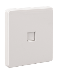 Розетка RJ-45 1 пост Kranz Round перламутр, фотография