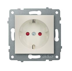Розетка электрическая OVIVO 600-000301-218 белый, детальное фото