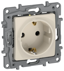 Розетка электрическая Legrand Etika 672322 слоновая кость, картинка