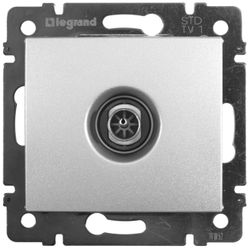 Розетка TV Legrand Valena 694345 алюминий, фотография