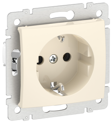 Розетка электрическая Legrand Valena 695612 слоновая кость, фотография