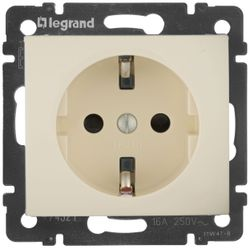 Розетка электрическая Legrand Valena 695613 слоновая кость, изображение