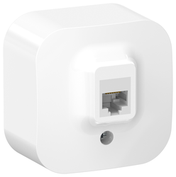 Розетка RJ-45 1 пост Legrand Quteo белый, вид