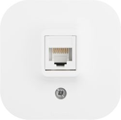 Розетка RJ-45 1 пост Legrand Quteo белый, фотография