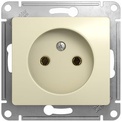 Розетка электрическая Schneider Electric GLOSSА GSL000241 кремовый, вид